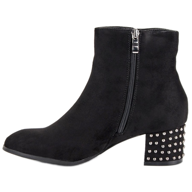 Filippo Botas de gamuza elegantes negro 1