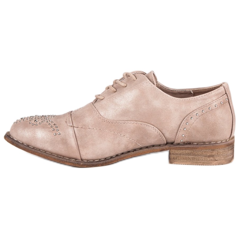 Super Me Zapatos atados de moda rosado 1 Super Me Zapatos atados de moda rosado 1