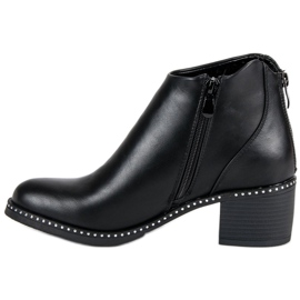 Botas Negras De Tacón Alto VINCEZA negro 1 Botas Negras De Tacón Alto VINCEZA negro 1