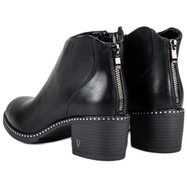 Botas Negras De Tacón Alto VINCEZA negro 2