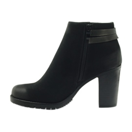 Filippo Botas de mujer de tacón alto con hebillas 8255 negro 2