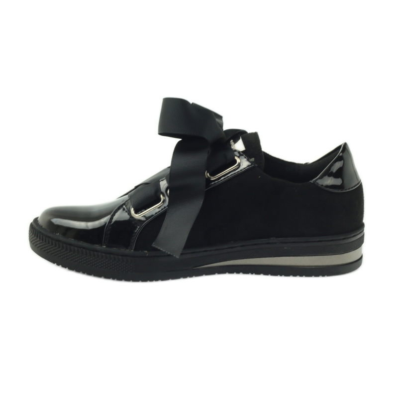 Zapatos de Filippo con plantilla de piel Creepers negro 2