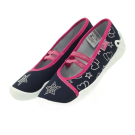 Zapatillas befado 116y246 estrellas gris rosado azul marino 4