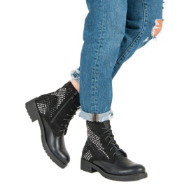 Botas de rock workery negro 5