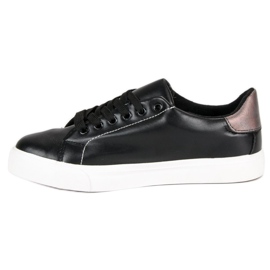 Zapatillas Negras Con Estampado negro 5
