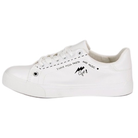 Zapatillas de mujer de moda blanco 5