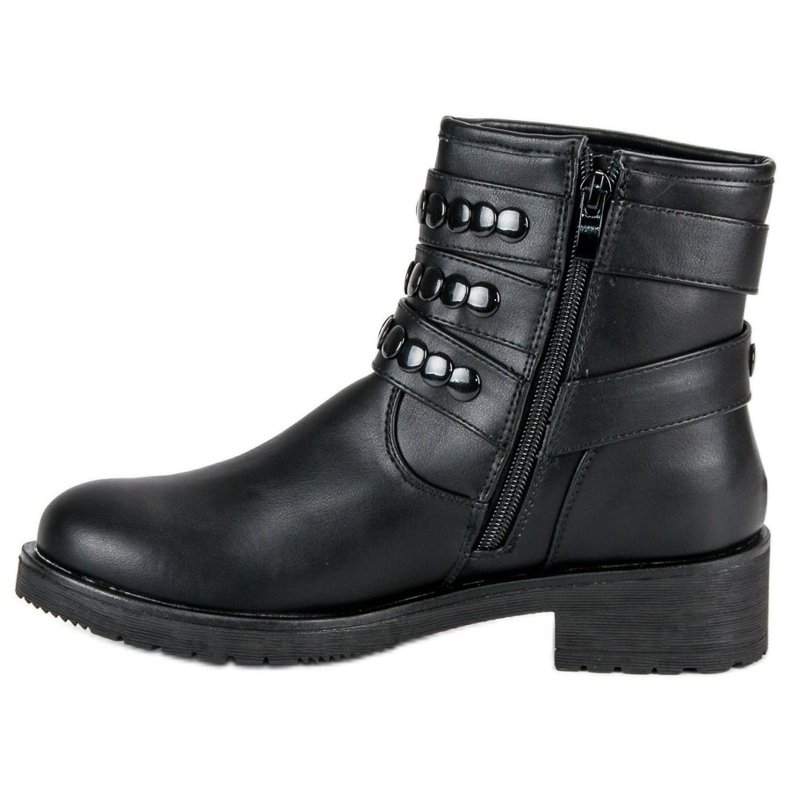Botas de trabajador con estilo negro 1