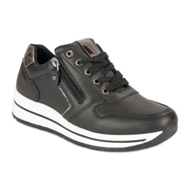 Calzado deportivo sin cordones negro 4