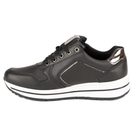Calzado deportivo sin cordones negro 5
