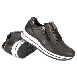Calzado deportivo sin cordones negro 6