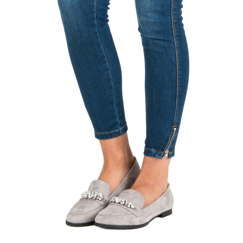 Bestelle Mocasines grises elegantes 2 Bestelle Mocasines grises elegantes 2