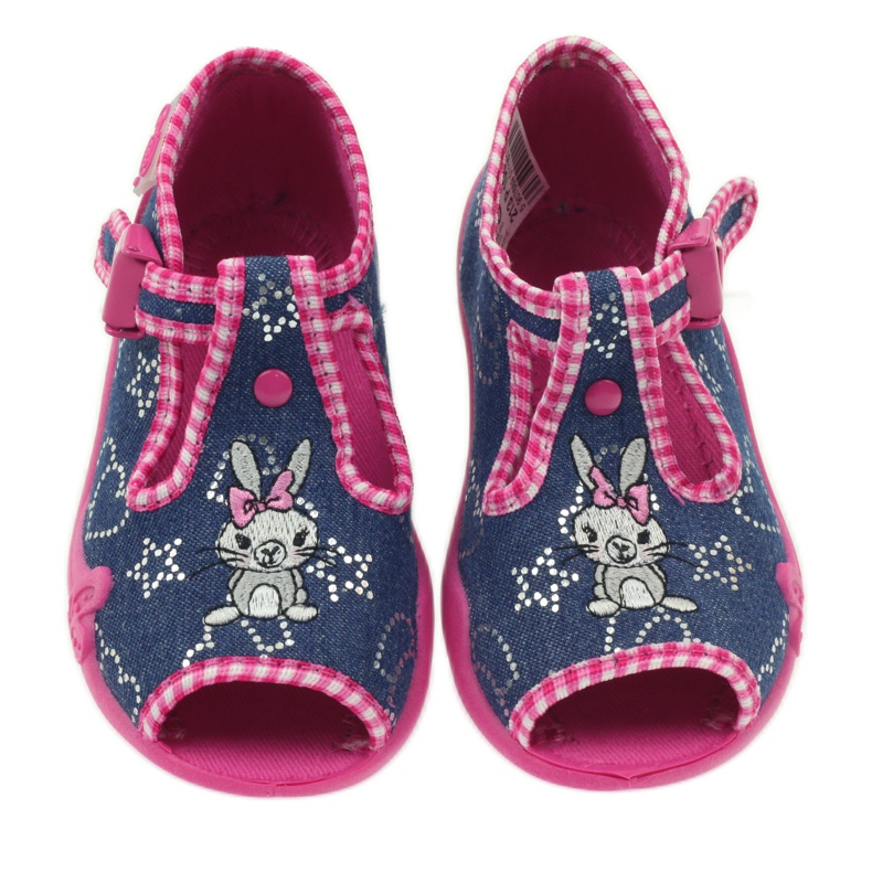 Befado calzado infantil pantuflas 213p106 rosado azul marino 3