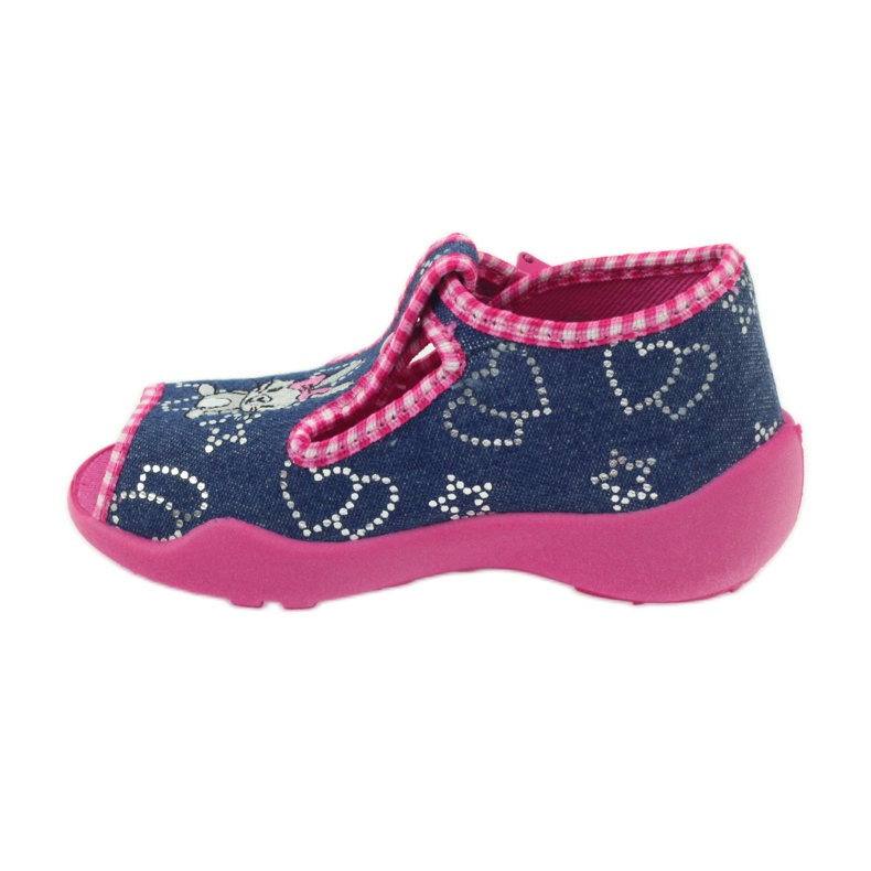 Befado calzado infantil pantuflas 213p106 rosado azul marino 2