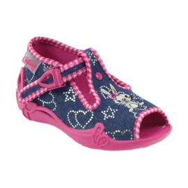 Befado calzado infantil pantuflas 213p106 rosado azul marino 1 Befado calzado infantil pantuflas 213p106 rosado azul marino 1