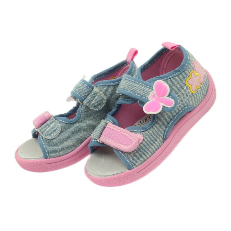 American Club Pantuflas, sandalias, jeans Mariposas americanas azul rosado 4 American Club Pantuflas, sandalias, jeans Mariposas americanas azul rosado 4