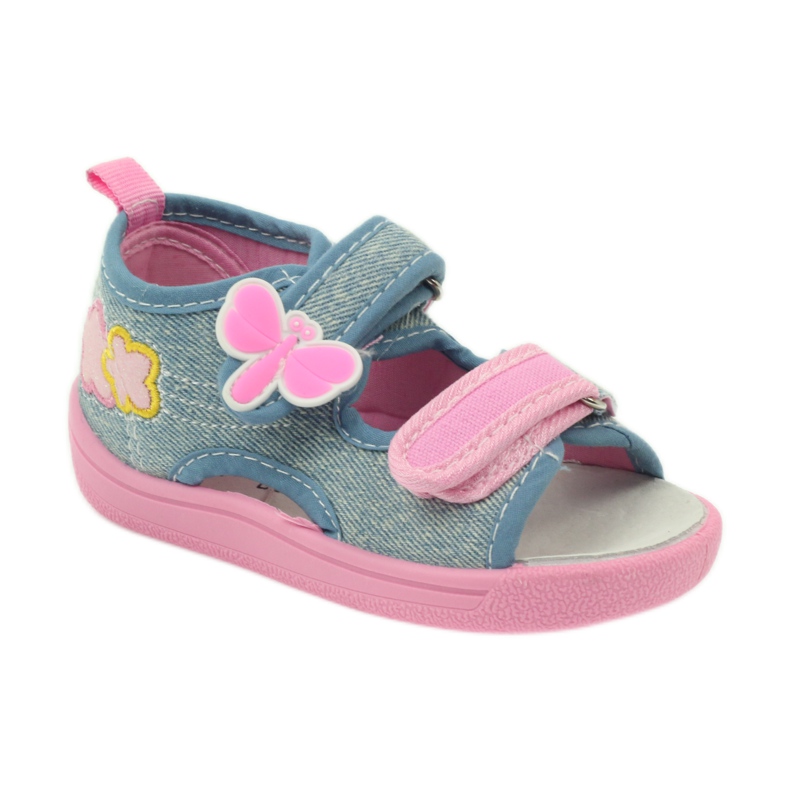 American Club Pantuflas, sandalias, jeans Mariposas americanas azul rosado 1 American Club Pantuflas, sandalias, jeans Mariposas americanas azul rosado 1