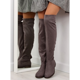 Botas mosquetero clásicas grises 887-PG Grey 1