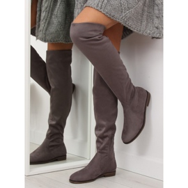 Botas mosquetero clásicas grises 887-PG Grey 2