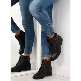 Botas negras con cordones 7B500 Black negro 1 Botas negras con cordones 7B500 Black negro 1