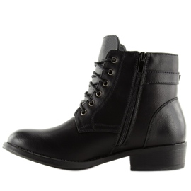 Botas negras con cordones 7B500 Black negro 4