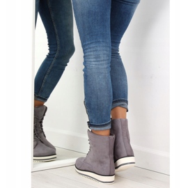 Botas con cordones grises 6207 Grey 1