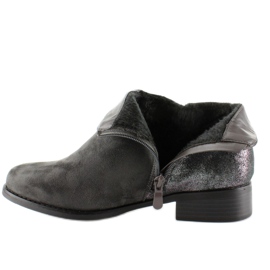Botas Jodhpur gris con espalda brillante 1546-89 5