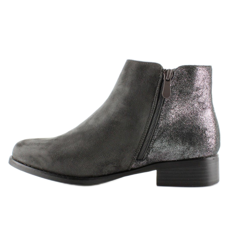 Botas Jodhpur gris con espalda brillante 1546-89 1