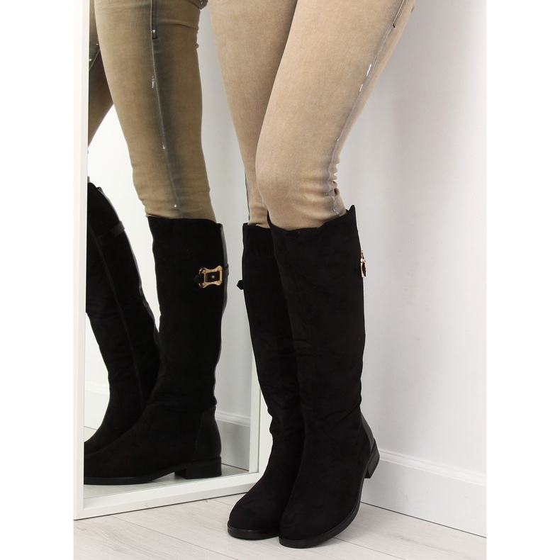 Bota mosquetero negra J73 Negra negro 1 Bota mosquetero negra J73 Negra negro 1