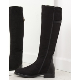 Bota mosquetero negra J73 Negra negro 2