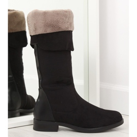 Bota mosquetero negra J73 Negra negro 3