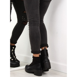 Botas negras de suela gruesa JD-19 negro 1