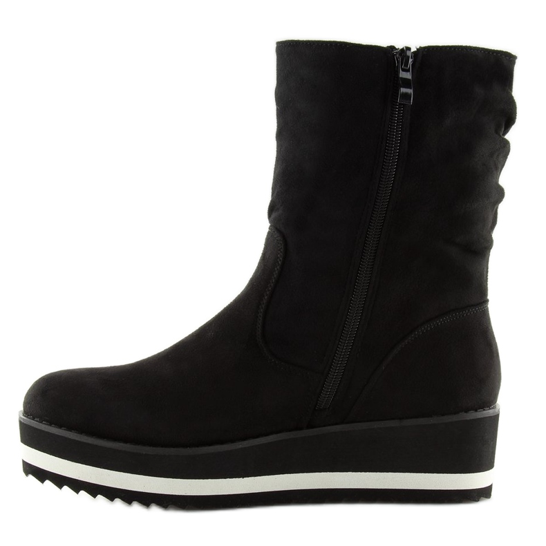 Botas negras para mujer JS7026 Black negro 2