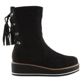 Botas de mujer negras TH17-7 Negra negro 1