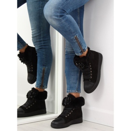 Zapatillas negras con aislamiento grueso KK-97 Black negro 3