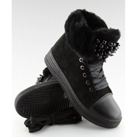Zapatillas negras con aislamiento grueso KK-97 Black negro 4