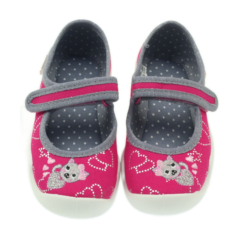 Befado calzado infantil bailarinas zapatillas 114x308 gris rosa 3