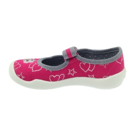Befado calzado infantil bailarinas zapatillas 114x308 gris rosado 2