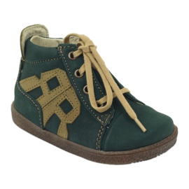 Ren But Zapatos para niños de cuero 1501 verde 1