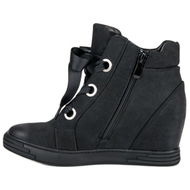 Zapatillas vinceza negras negro 1