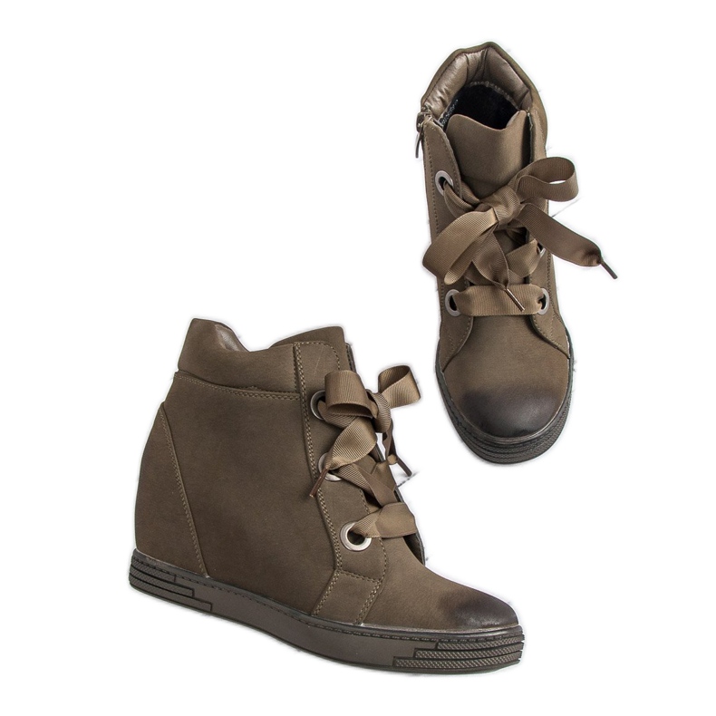 Zapatillas VINCEZA verde oscuro 1