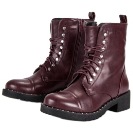 Botas burdeos rojo 2