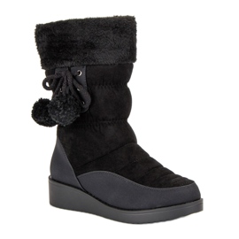 Seastar Botas de nieve negras negro 2