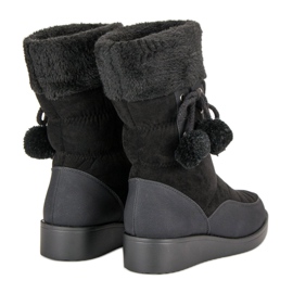 Seastar Botas de nieve negras negro 4
