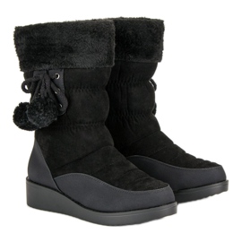 Seastar Botas de nieve negras negro 5