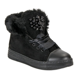 Zapatillas elegantes con aislamiento. negro 2