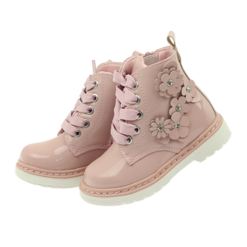 American Club Botines americanos botines calzado infantil 1424 rosa 4