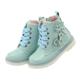 American Club Botines americanos botines calzado infantil 1424 azul 4