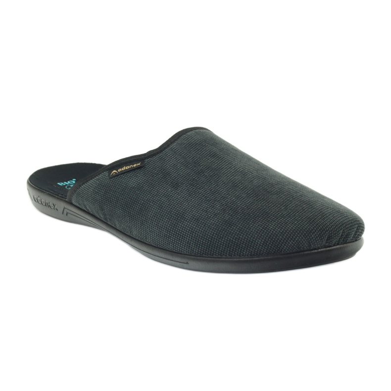 Pantuflas grises Adanex negro 1