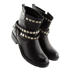 Botas militares negras A89811 Negro 1