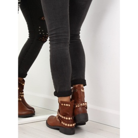 Botas militares marrones A89811 Camel marrón 6